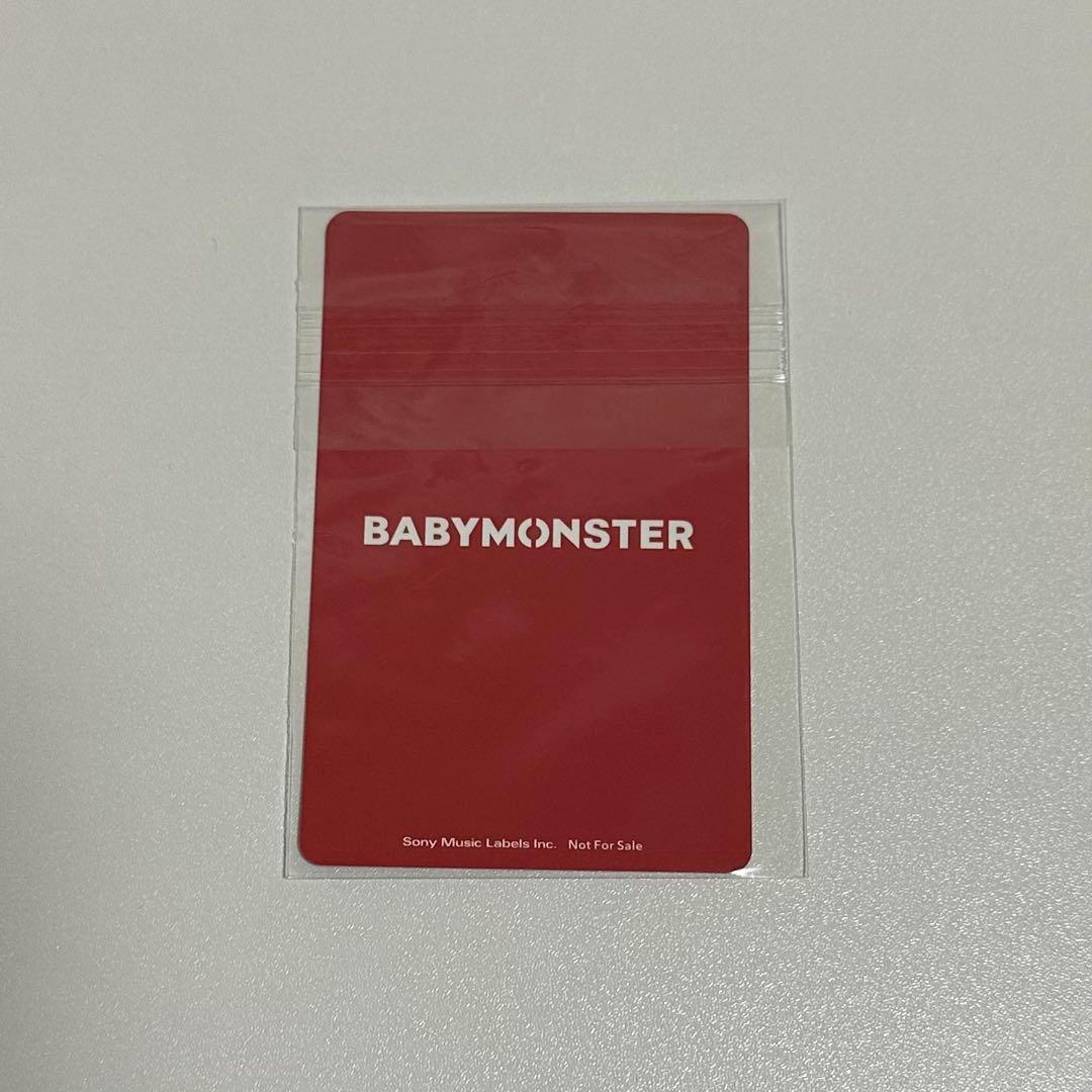BABYMONSTER アヒョン トレカ sonymusic 特典