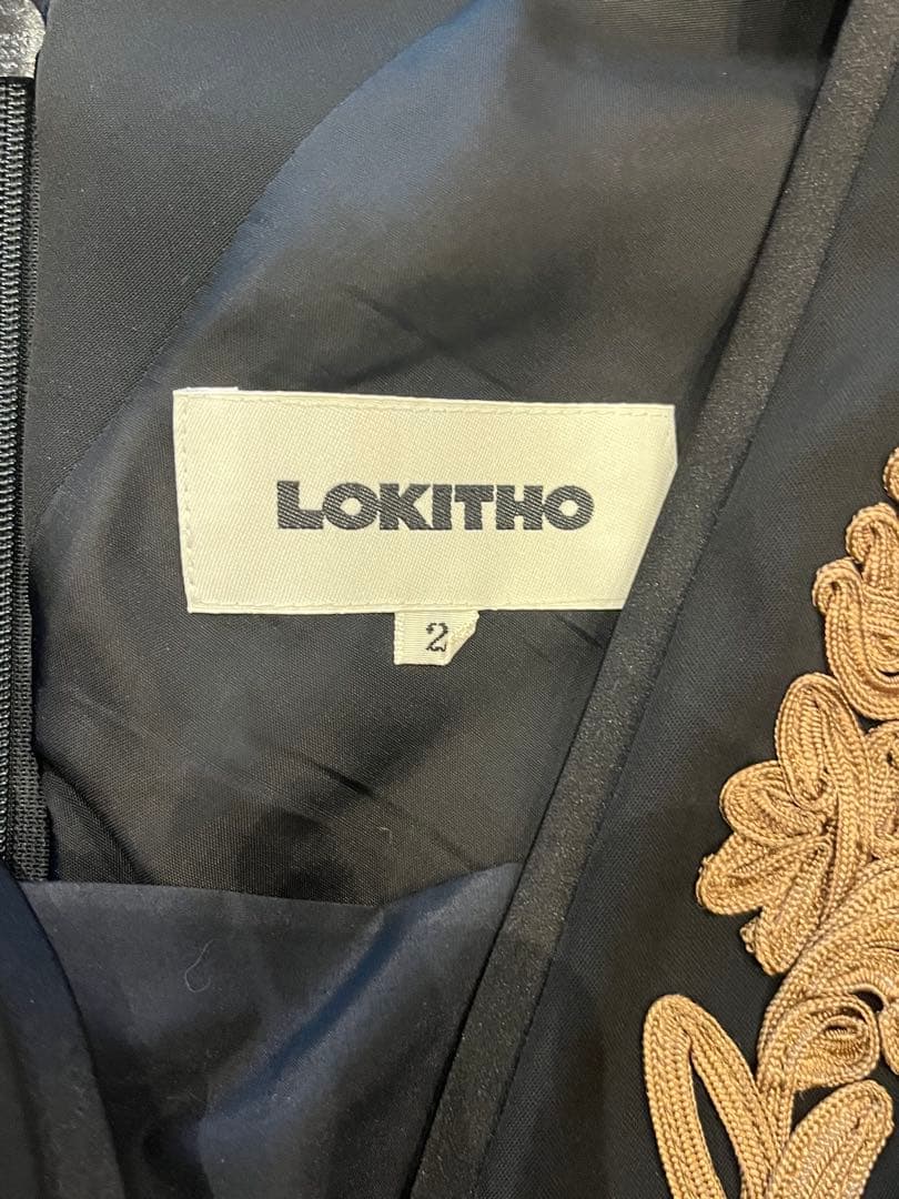 LOKITHOロキトロングオールインワンドレス(ネイビー)mamemurral