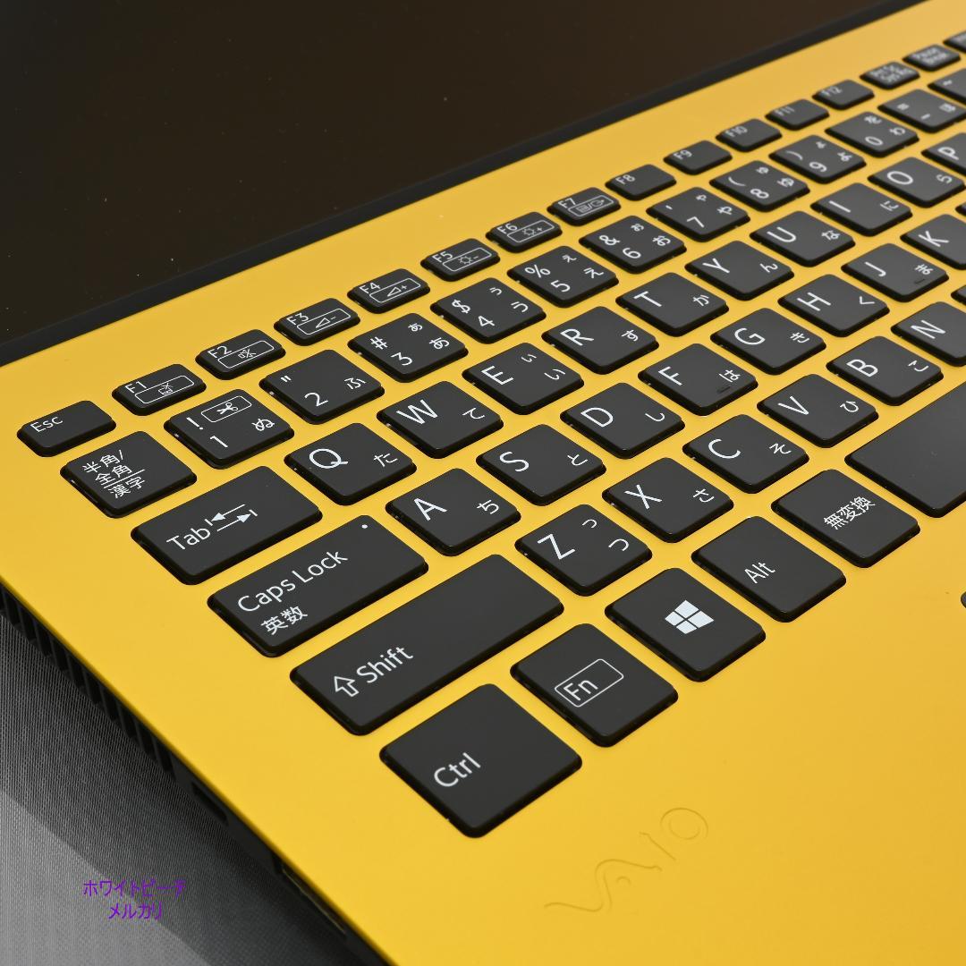 vaio pro PK 第10世代 i3 8G 256GB 黄黒 2021