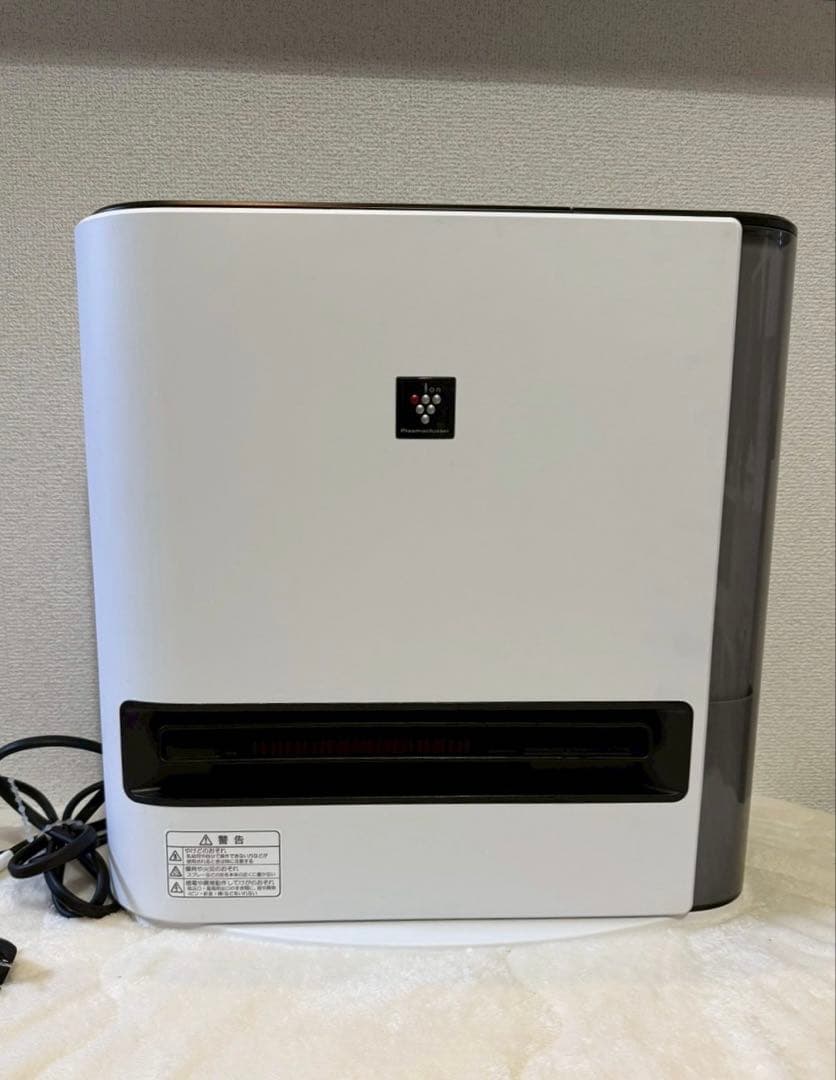 シャープ 加湿 セラミックファンヒーターHX-PK12-W