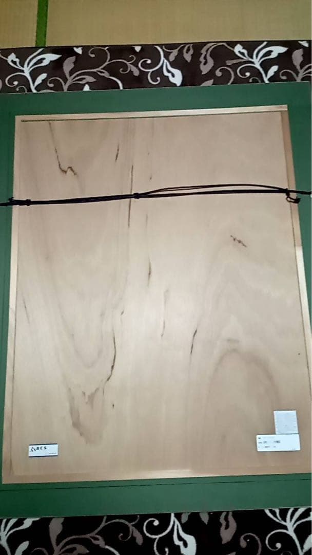 ヒロヤマガタ 慕情 版画 金色フレーム 作品保証書付き