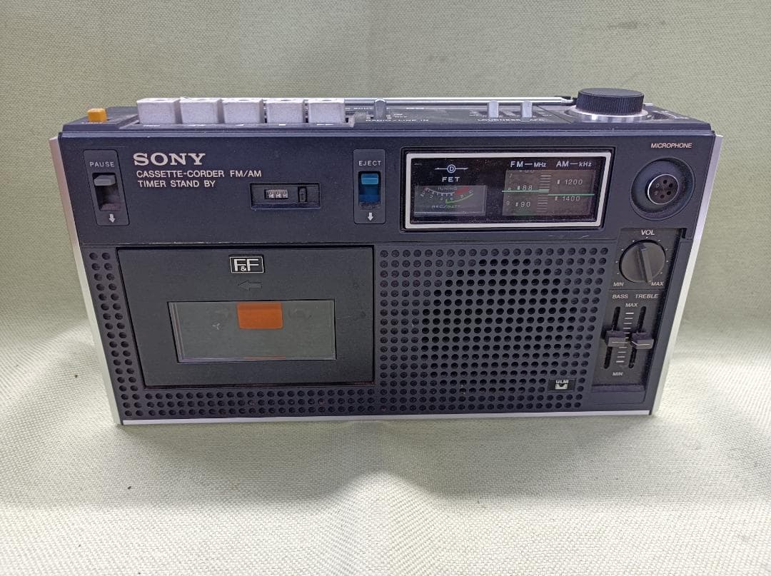 都《VQXQM》SONY　2BAND　ラジカセ　CF-1900　本体のみ