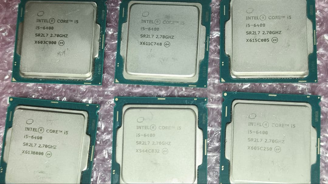 core i5 6400 まとめ売り動作確認済み