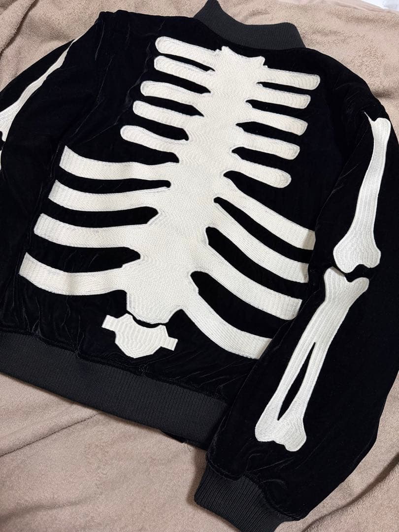 新品 未使用 Vanson USA 骨 別珍 限定版 スカジャン vintage