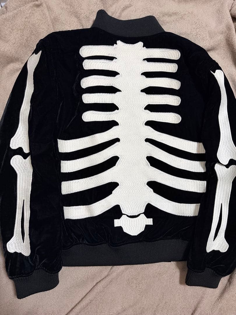 新品 未使用 Vanson USA 骨 別珍 限定版 スカジャン vintage