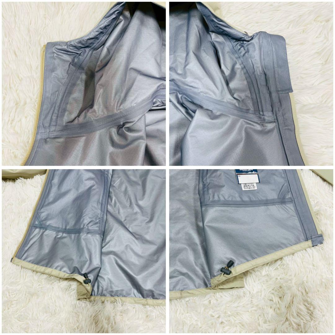 モンベル　レイントレッカージャケットWomen's　XL タグ付きアイボリー現行