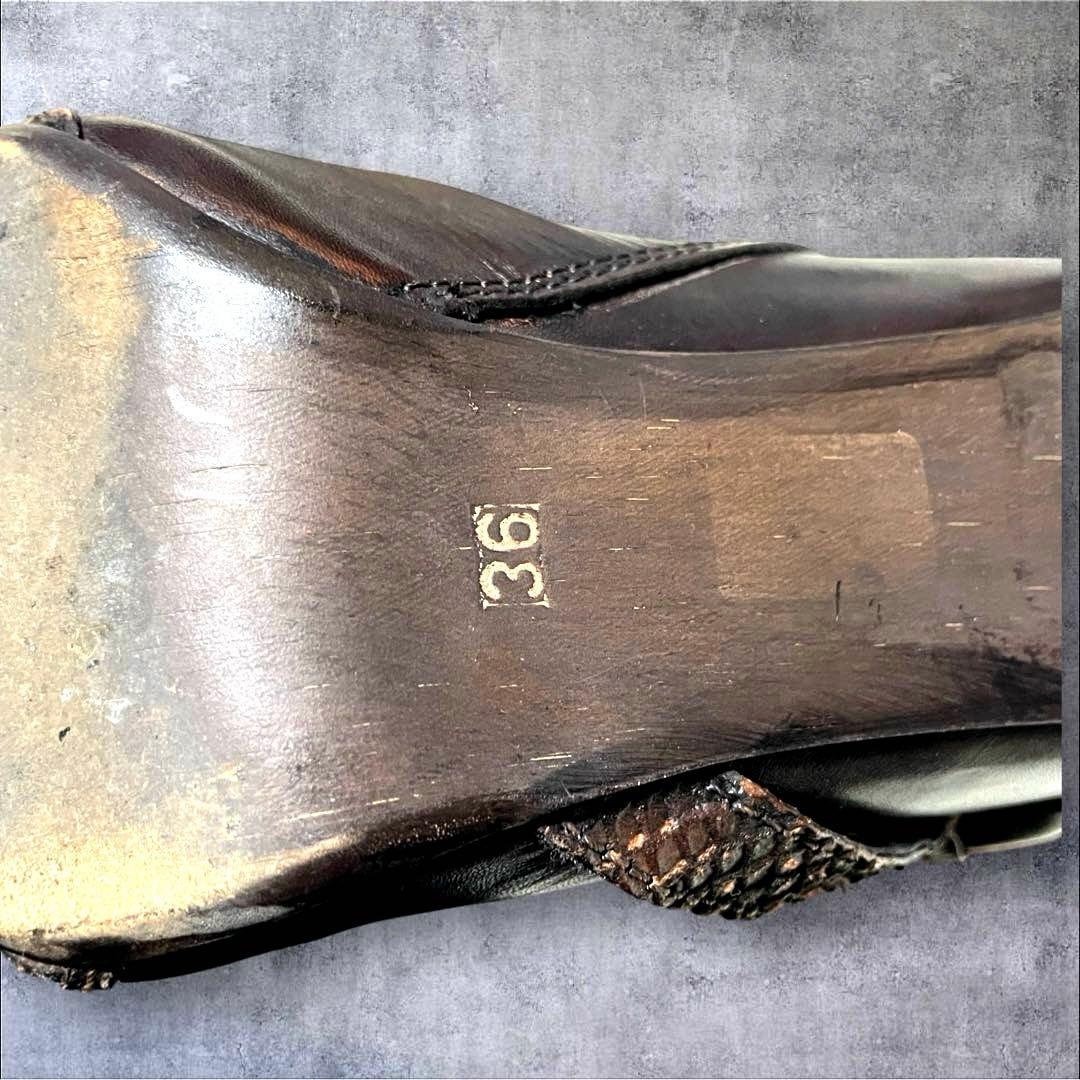 靴 00s y2k archive rosebud leather boots