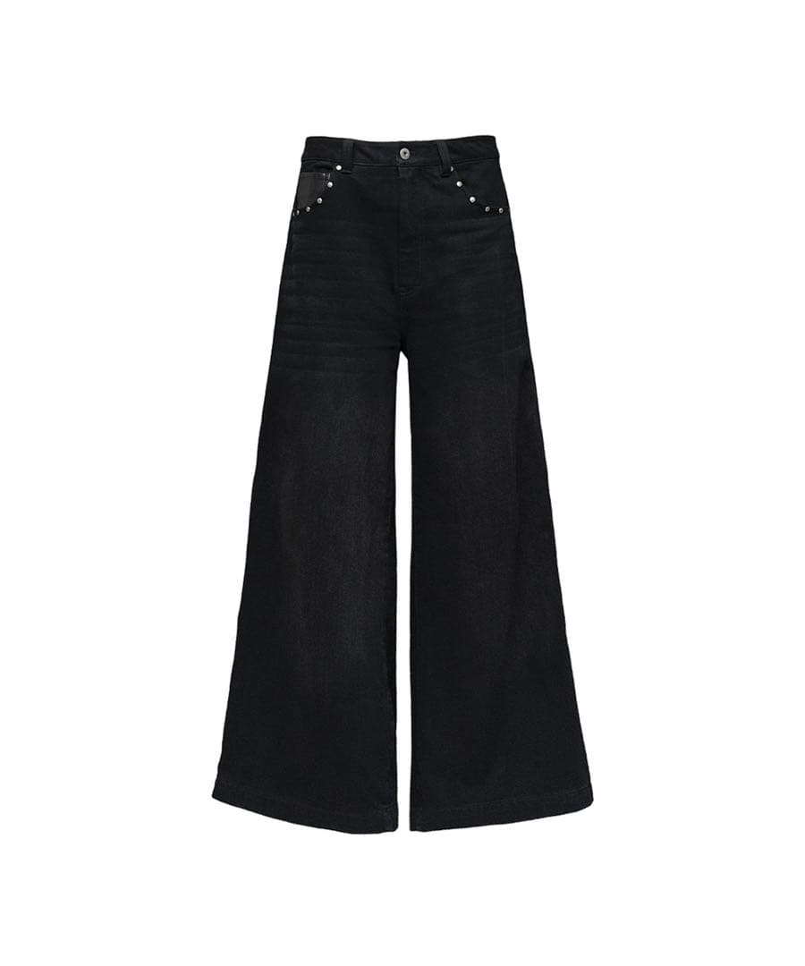 パンツ jent louis Eyelet Baggy Denim pants