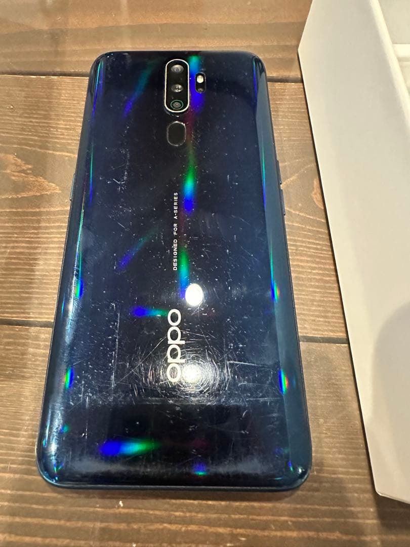 OPPO スマートフォン 本体 青