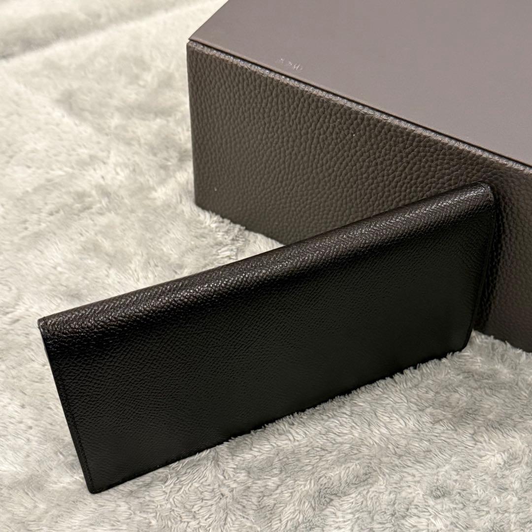 ⭐️極美品⭐️　カミーユフォルネ　長財布　旧ロゴ　二つ折り財布　レザー　黒
