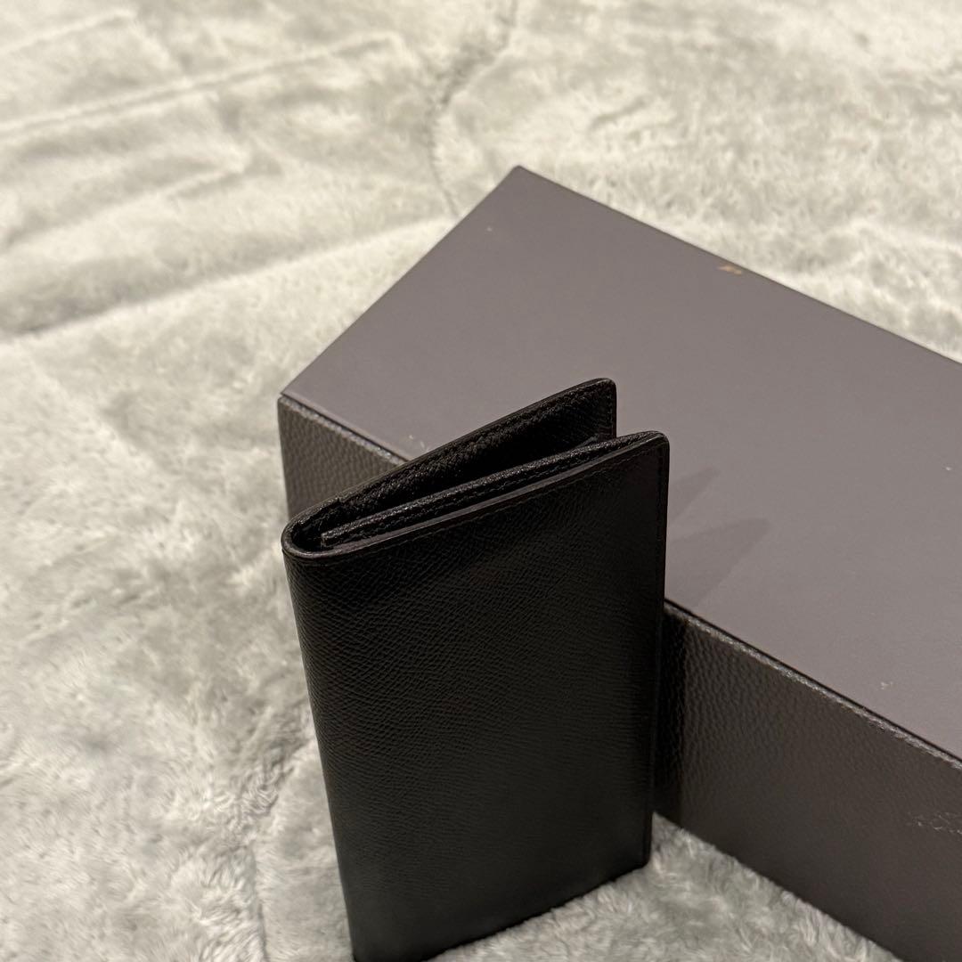 ⭐️極美品⭐️　カミーユフォルネ　長財布　旧ロゴ　二つ折り財布　レザー　黒