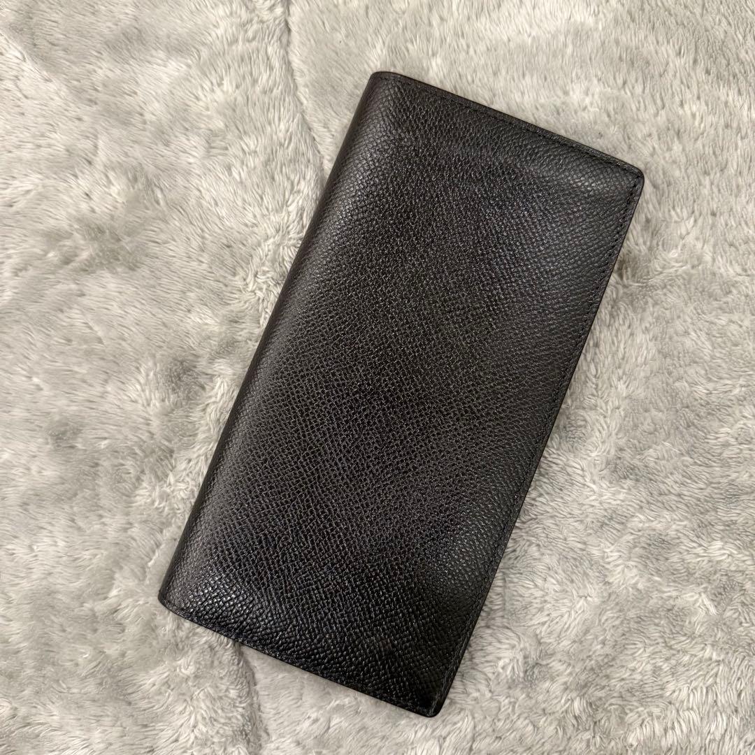 ⭐️極美品⭐️　カミーユフォルネ　長財布　旧ロゴ　二つ折り財布　レザー　黒