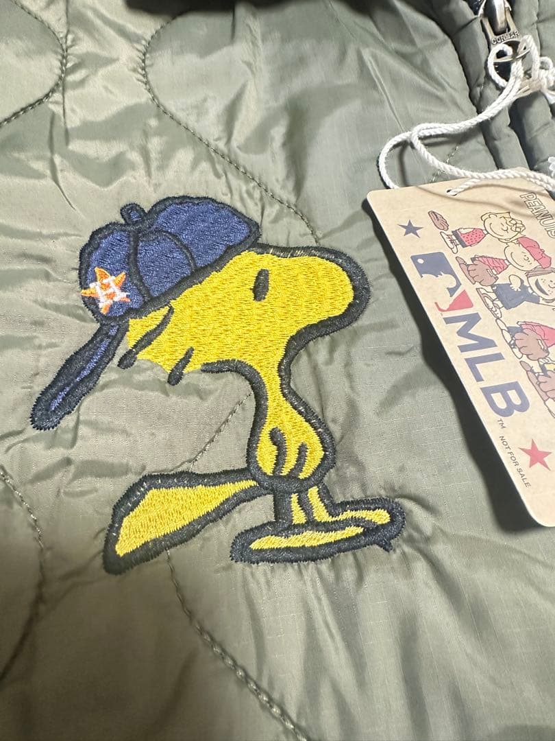 HOUSTON（ヒューストン） MLB×PEANUTS キルティングジャケット