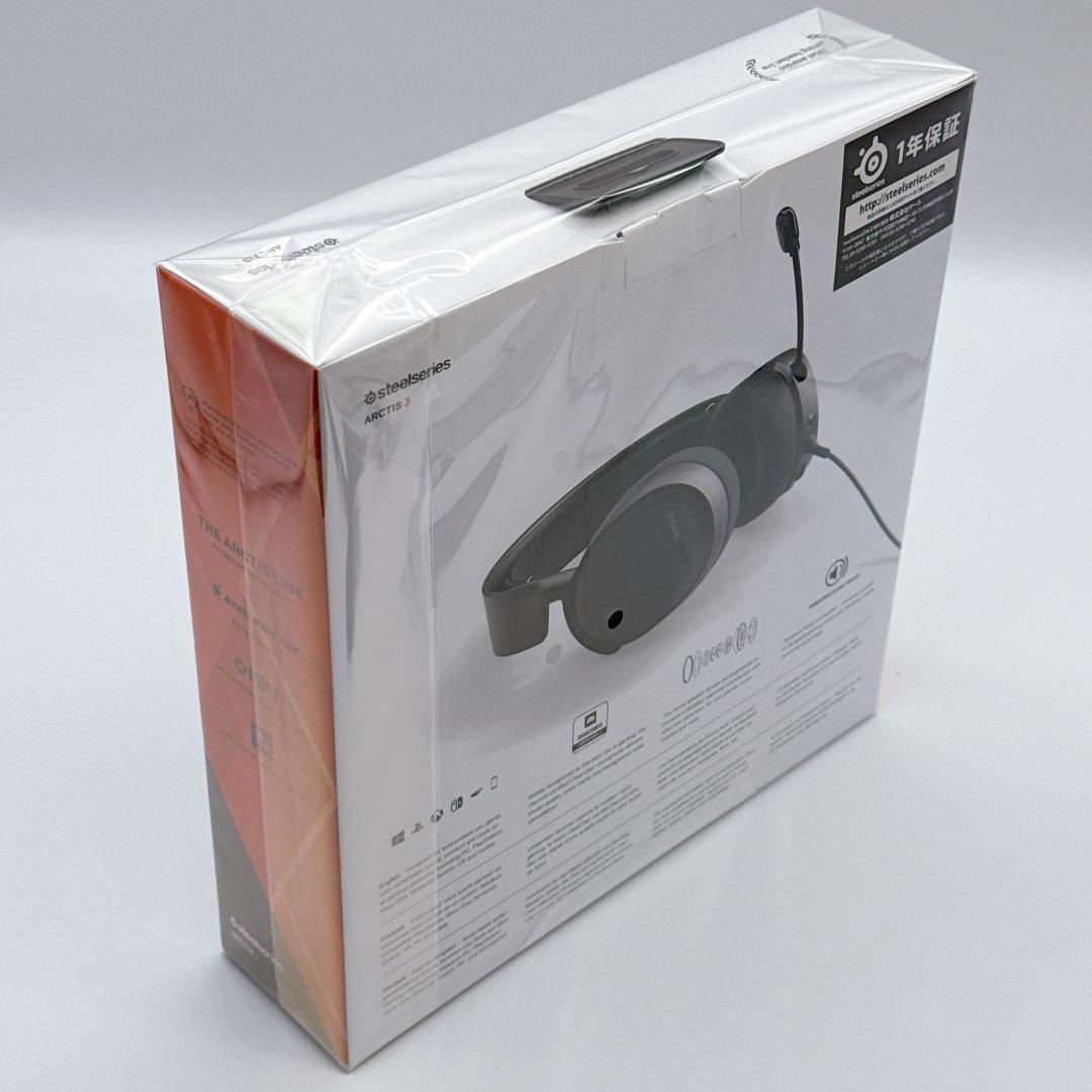 【新品】SteelSeries Arctis 3 61503 ブラック