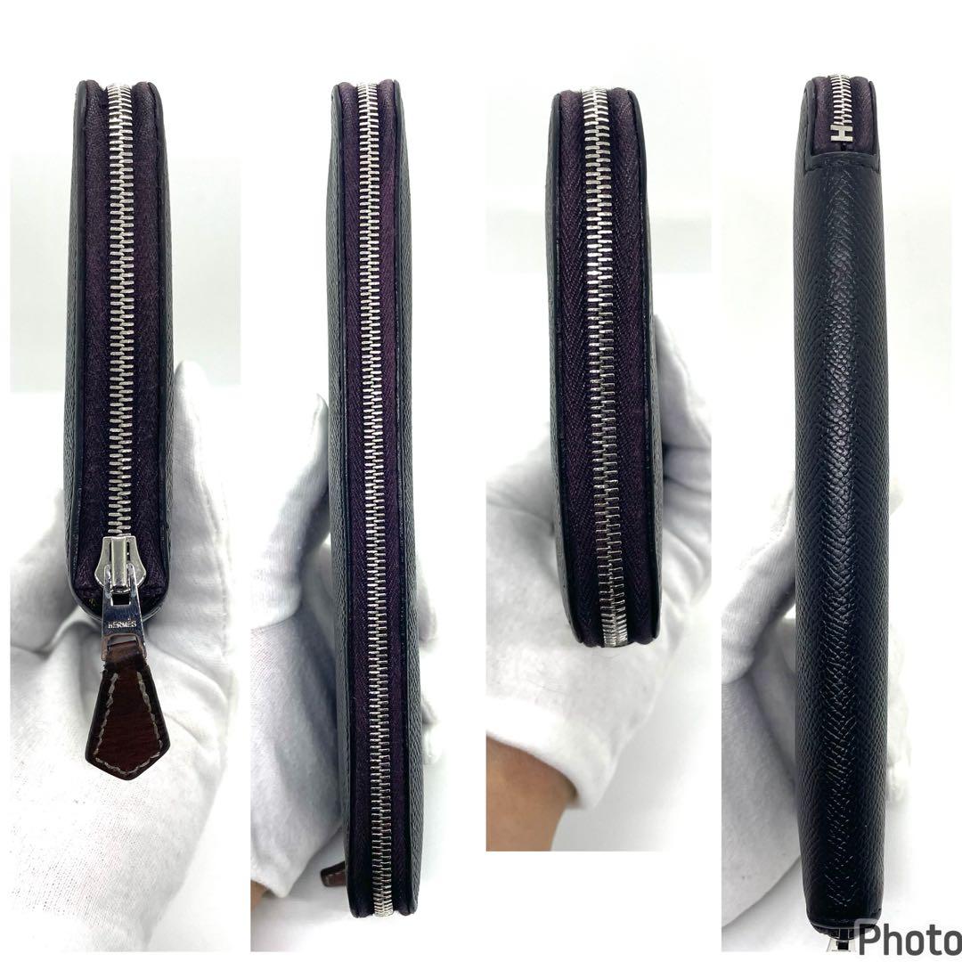 エルメス アザップ ロング シルクイン 長財布 T刻印