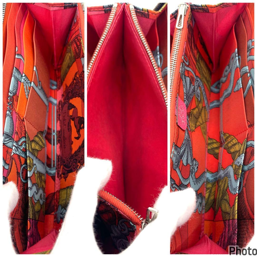 エルメス アザップ ロング シルクイン 長財布 T刻印