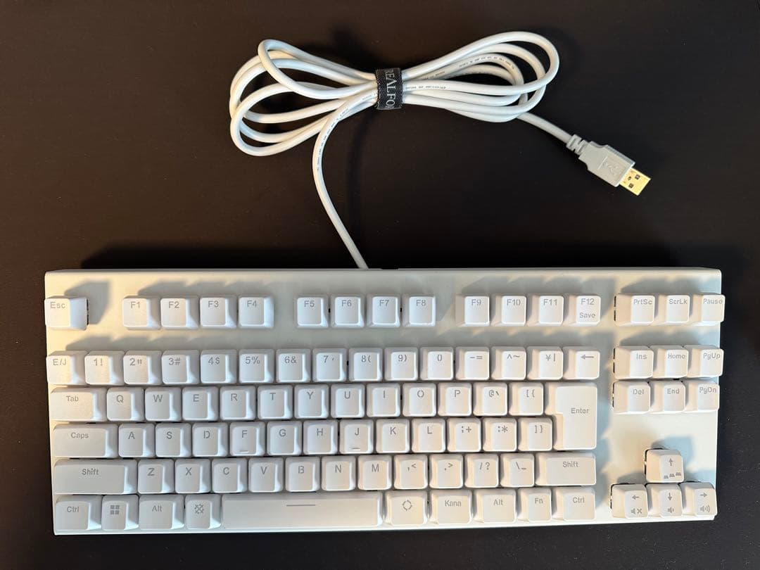 キーボード REAFFORCE GX1 WHITE X1UC21 45G