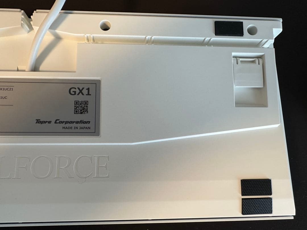 キーボード REAFFORCE GX1 WHITE X1UC21 45G