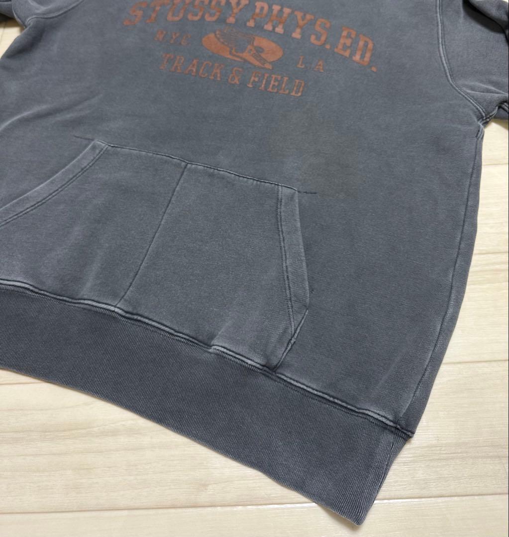 00s old stussy × champion 後付けパーカー