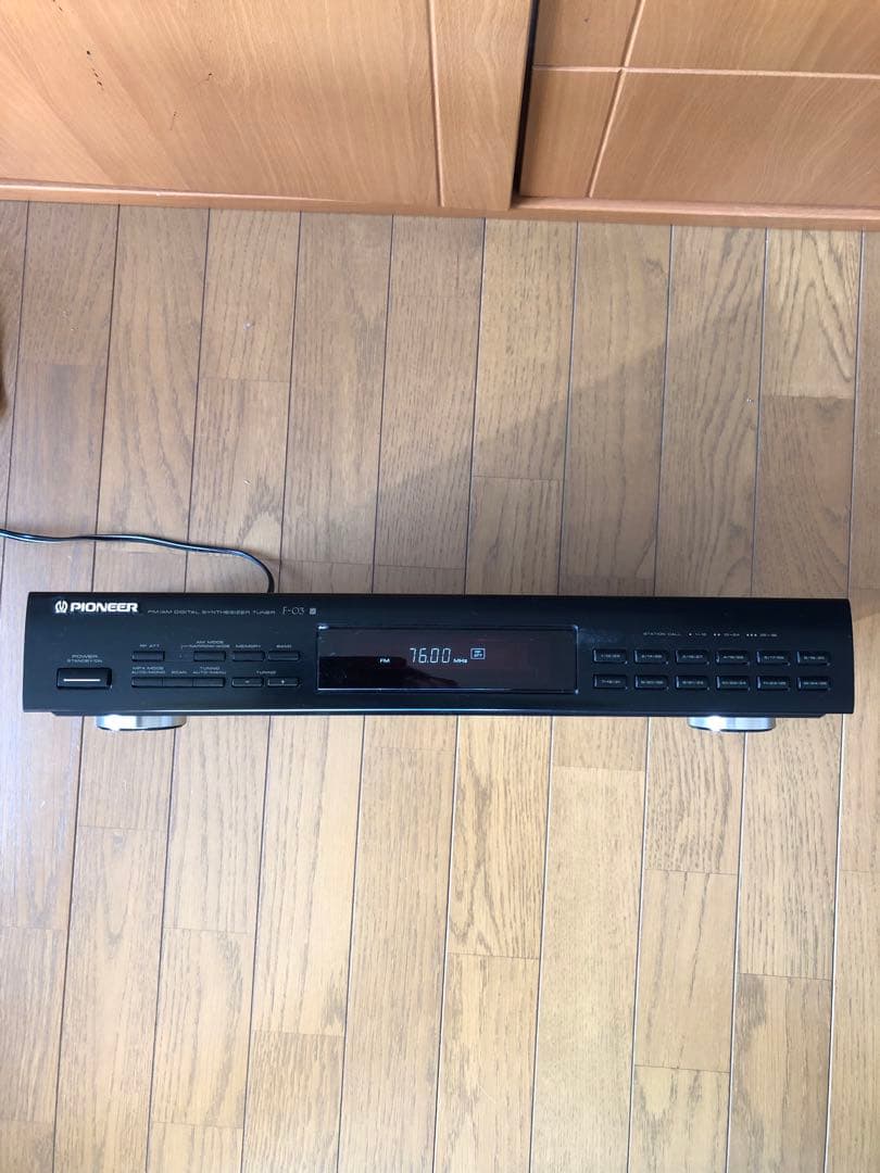 ★値下げ‼️パイオニアF-03 FM/AM デジタルシンセチューナー・アンテナ付