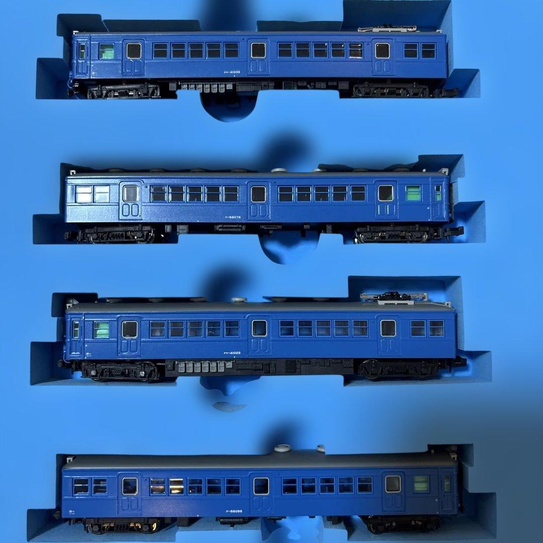 nゲージ マイクロエースA-2359 クモハ41 福塩線　青20号　4両