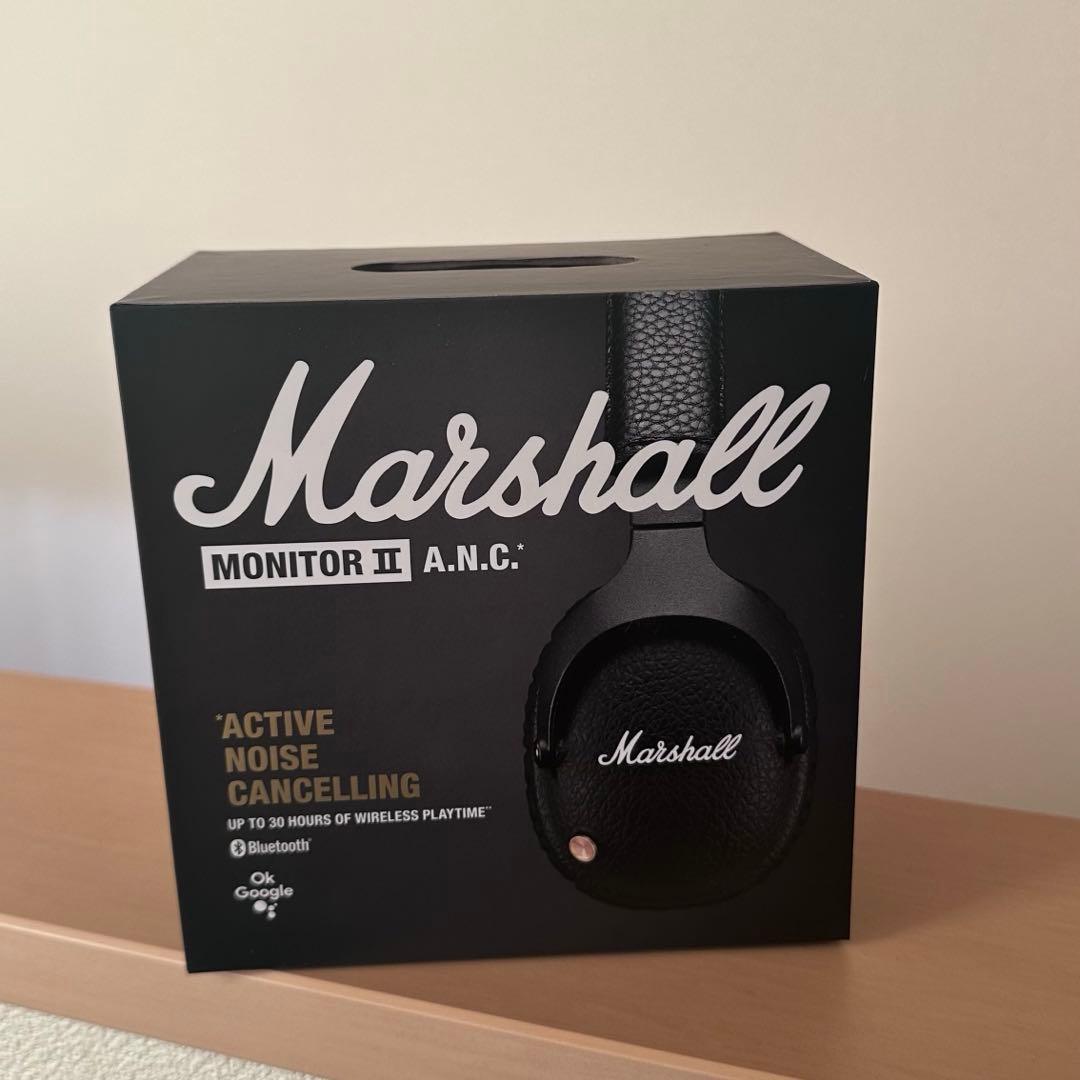 超美品 Marshall ワイヤレスヘッドホン MONITOR Ⅱ A.N.C