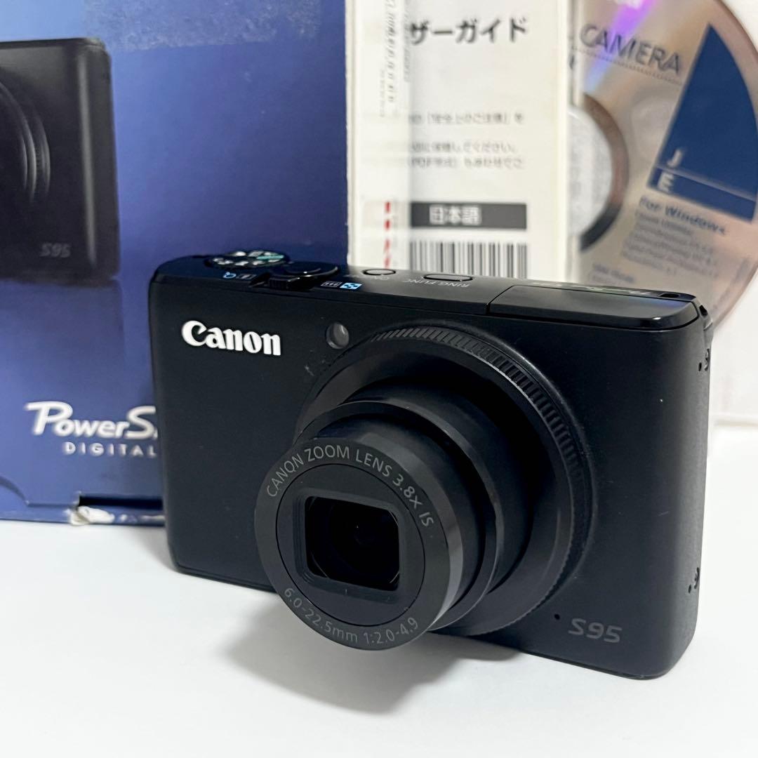 美品 Canon Power Shot S95 ブラック デジカメ