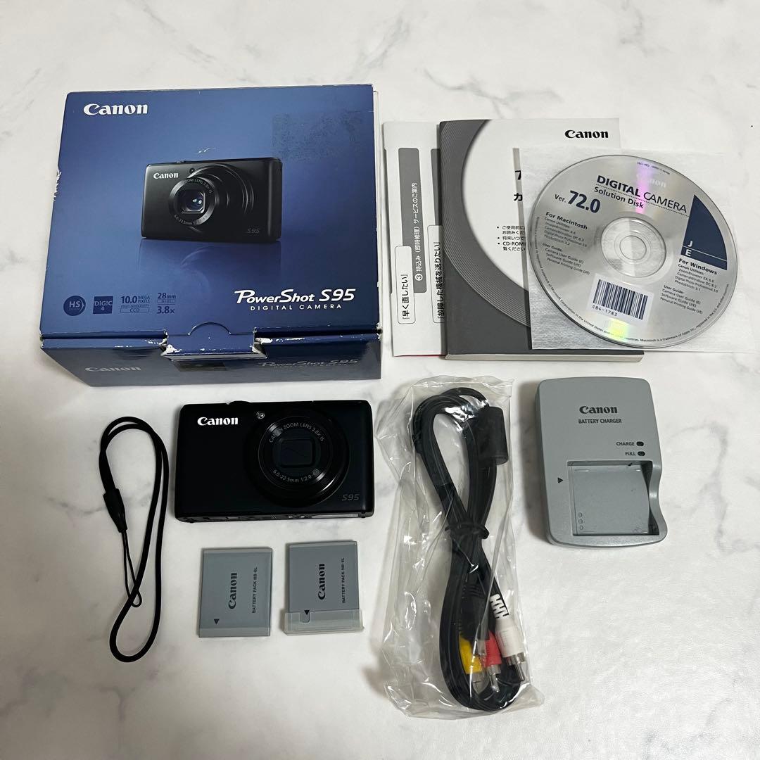 美品 Canon Power Shot S95 ブラック デジカメ