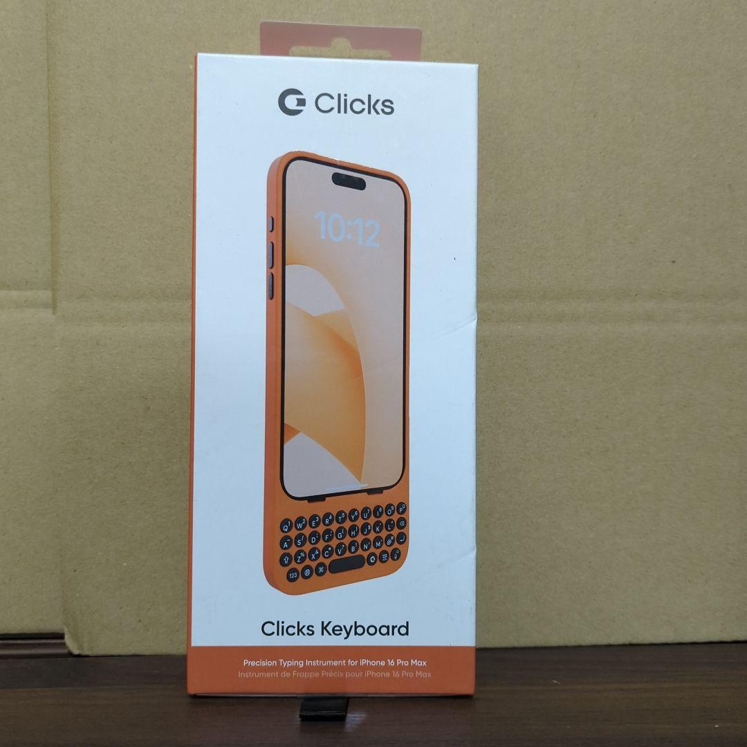 Clicks iPhone16ProMax キーボード付きケース スマホケース