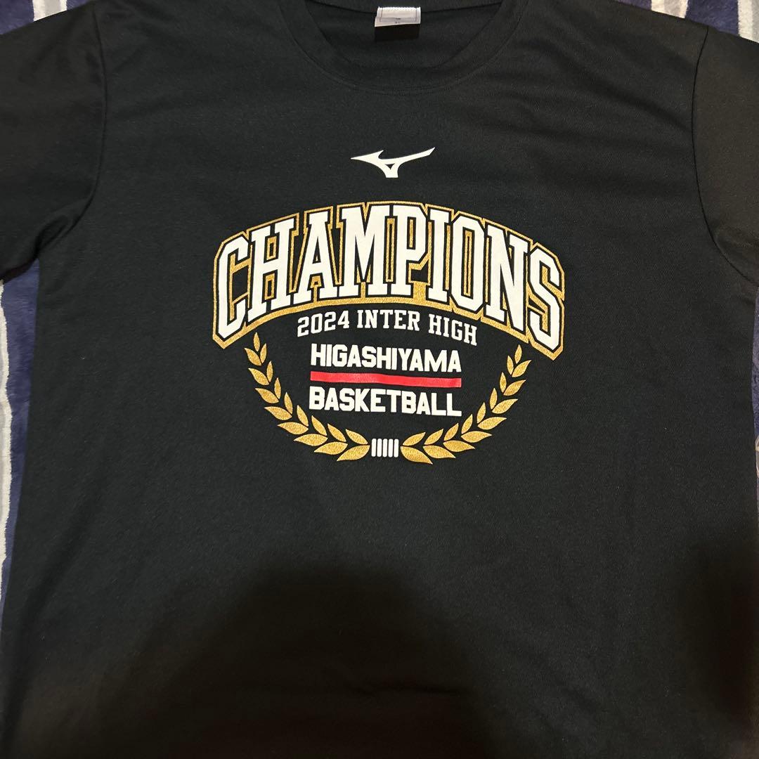 東山バスケ部 2024 インターハイ優勝記念tシャツ