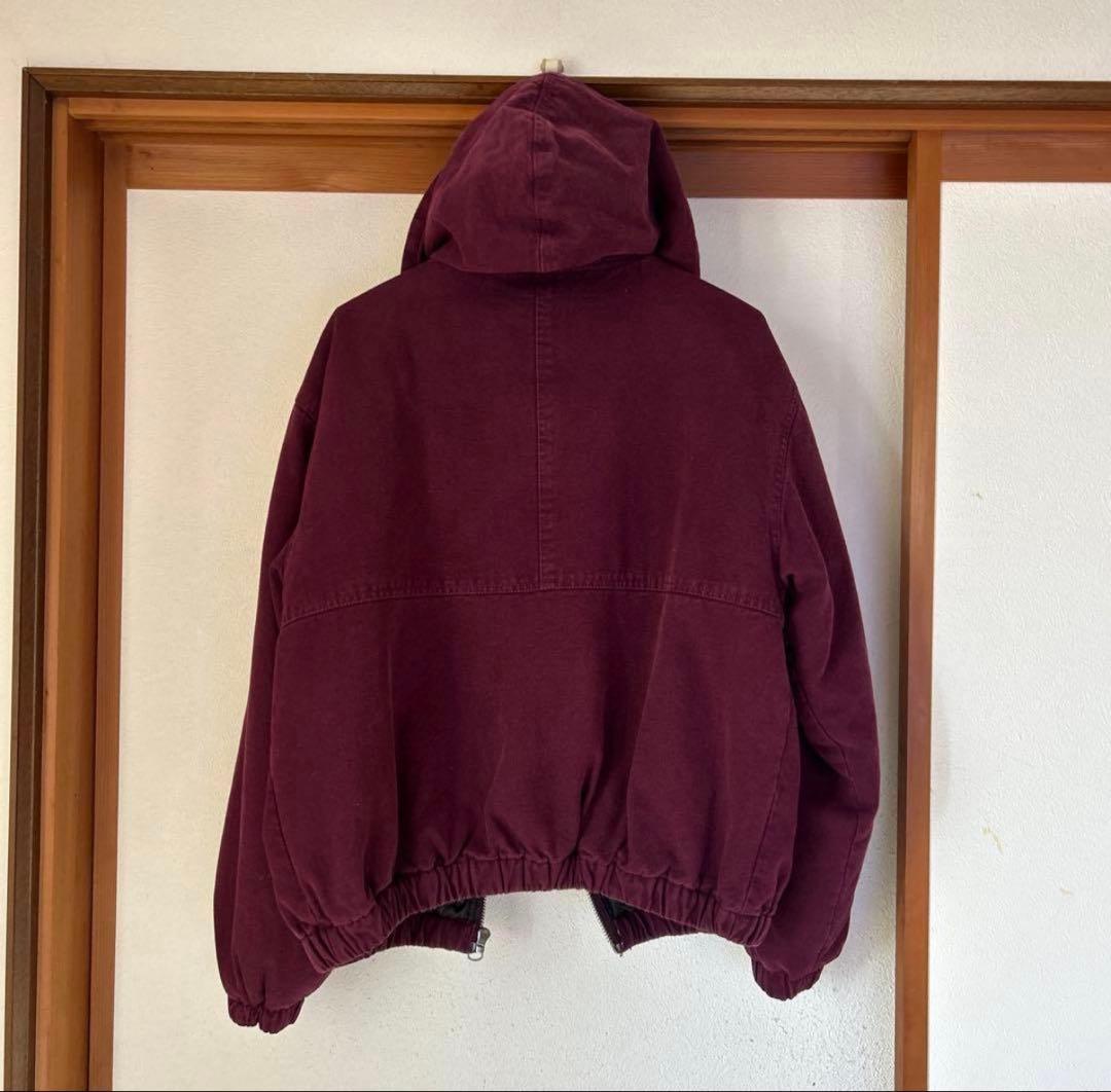 Stüssy バーガンディ ジャケット