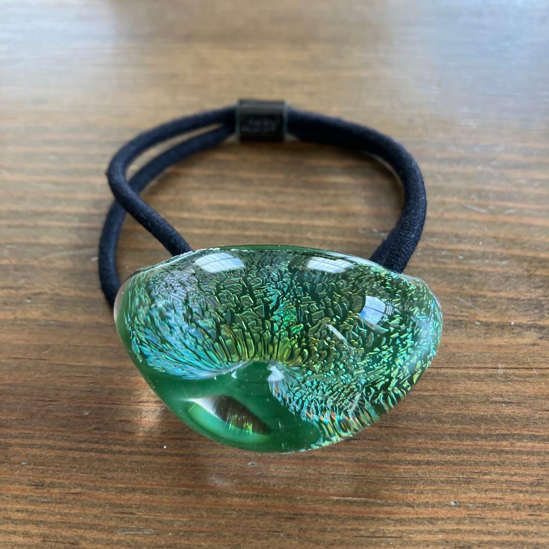 美品コレットマルーフディンプルポニーグラスポニーグリーンガラスヘアバートウキョウ