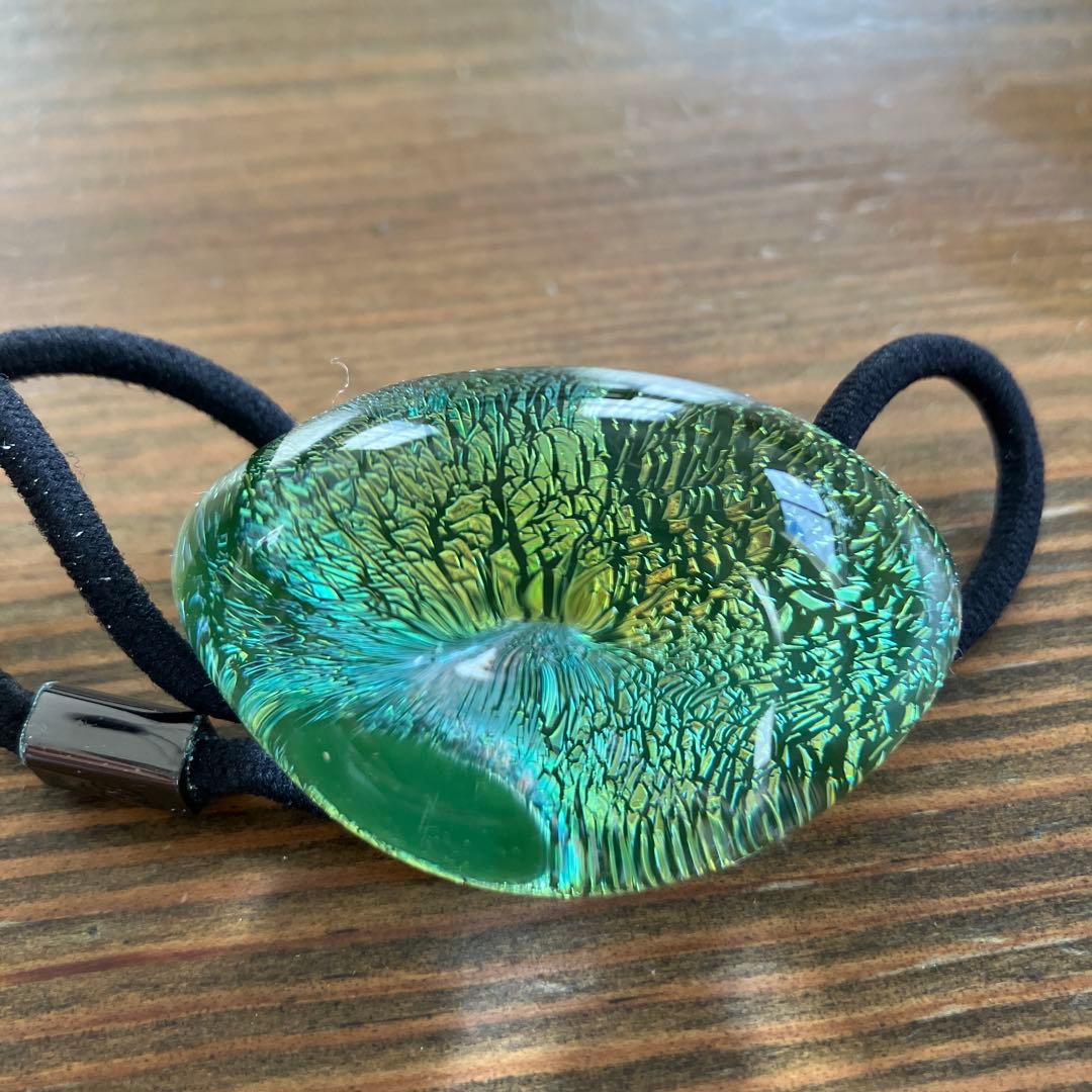 美品コレットマルーフディンプルポニーグラスポニーグリーンガラスヘアバートウキョウ