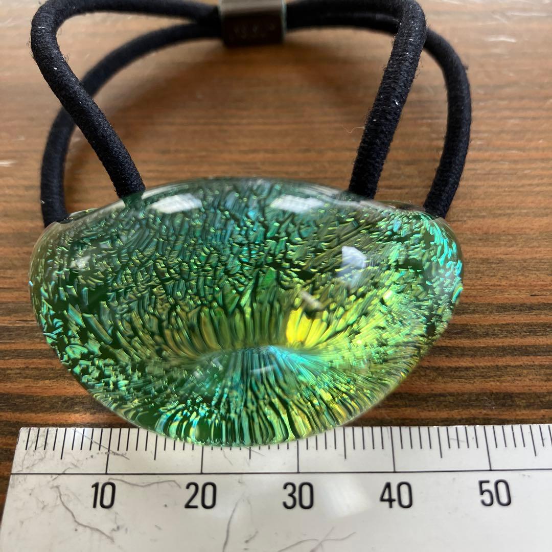 美品コレットマルーフディンプルポニーグラスポニーグリーンガラスヘアバートウキョウ