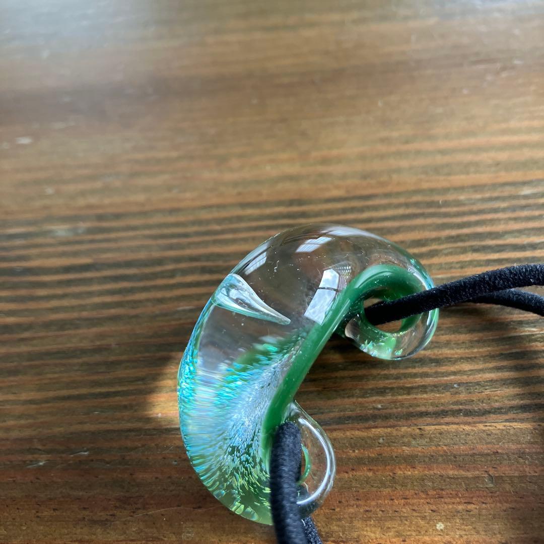 美品コレットマルーフディンプルポニーグラスポニーグリーンガラスヘアバートウキョウ