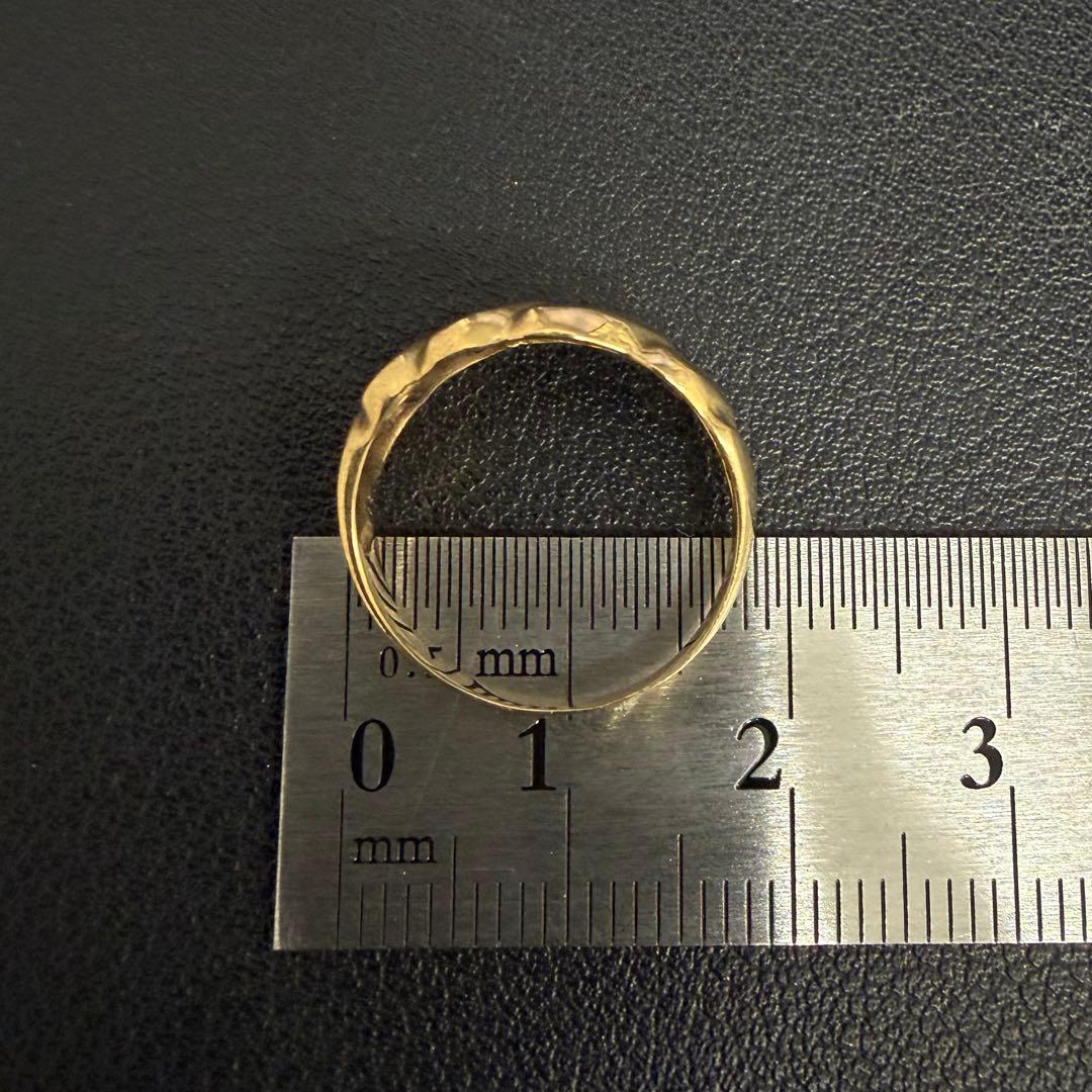 (C010917) K18リング 約10号 18金YG 指輪