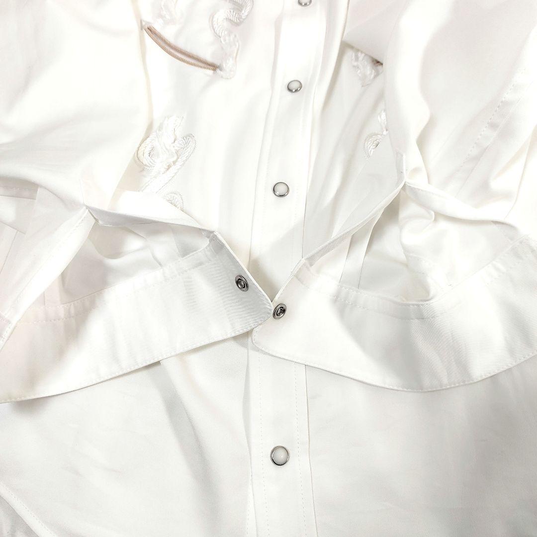 美品 TOGA PULLA トーガプルラ ウエスタン 刺繍 フリンジ 長袖シャツ