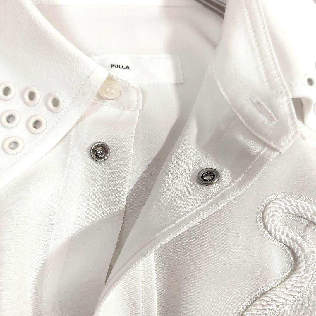 美品 TOGA PULLA トーガプルラ ウエスタン 刺繍 フリンジ 長袖シャツ