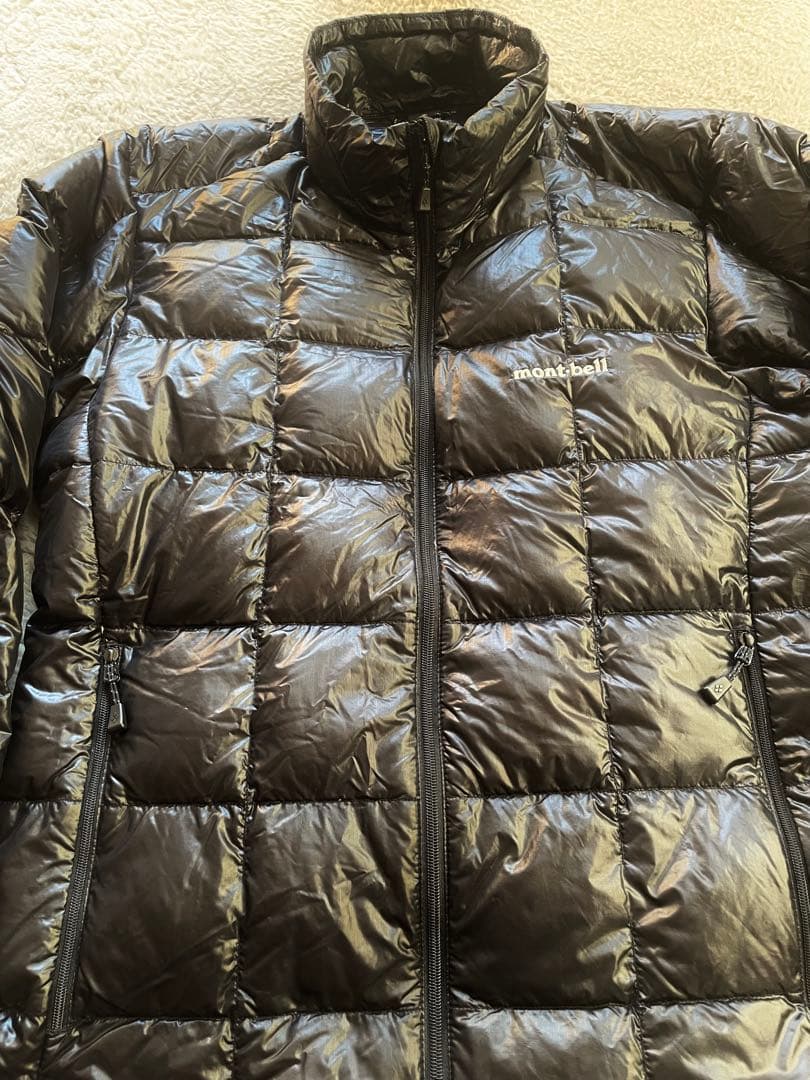 美品☆montbell モンベル スペリオダウンジャケット S ブラック