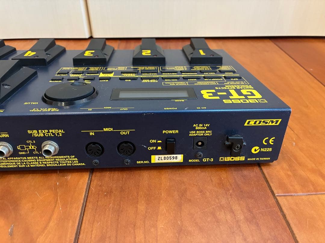 BOSS GT-3 マルチエフェクター アダプター付