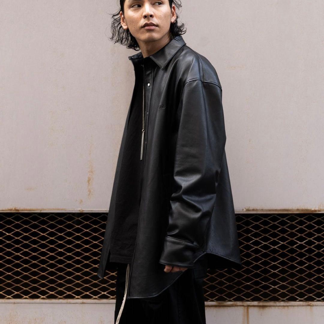 美品✨PRY シュウト オーバーサイズシャツジャケット ブラック 1