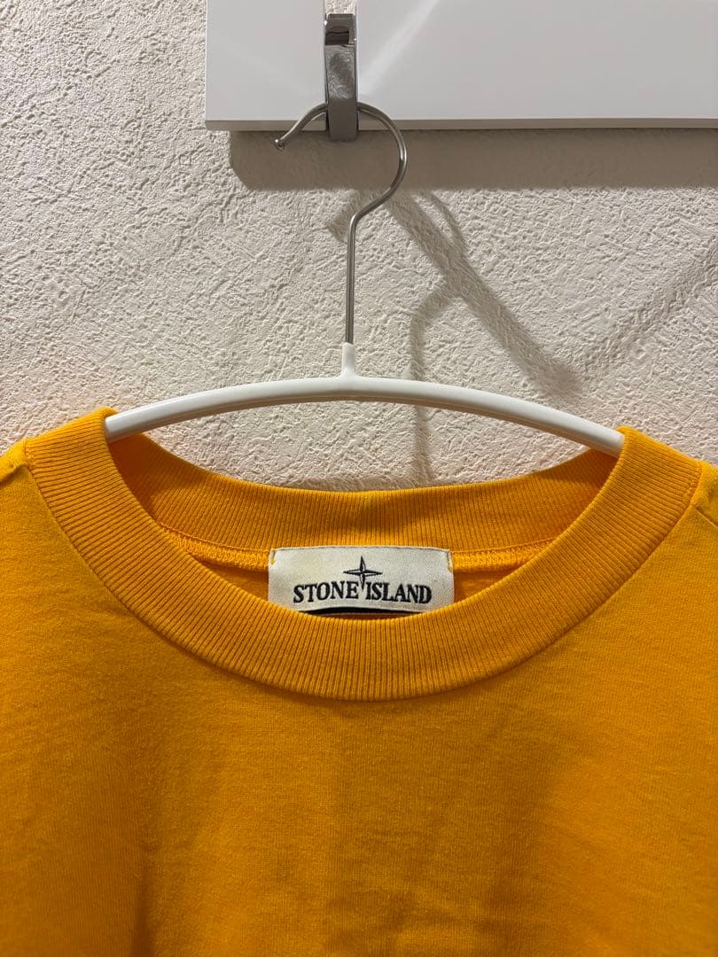 Stone コットントレーナー イエロー S