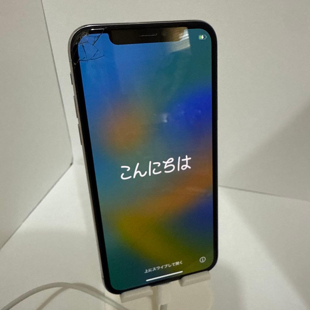 iPhoneX 64GB SIMフリー ホワイト 87% Apple