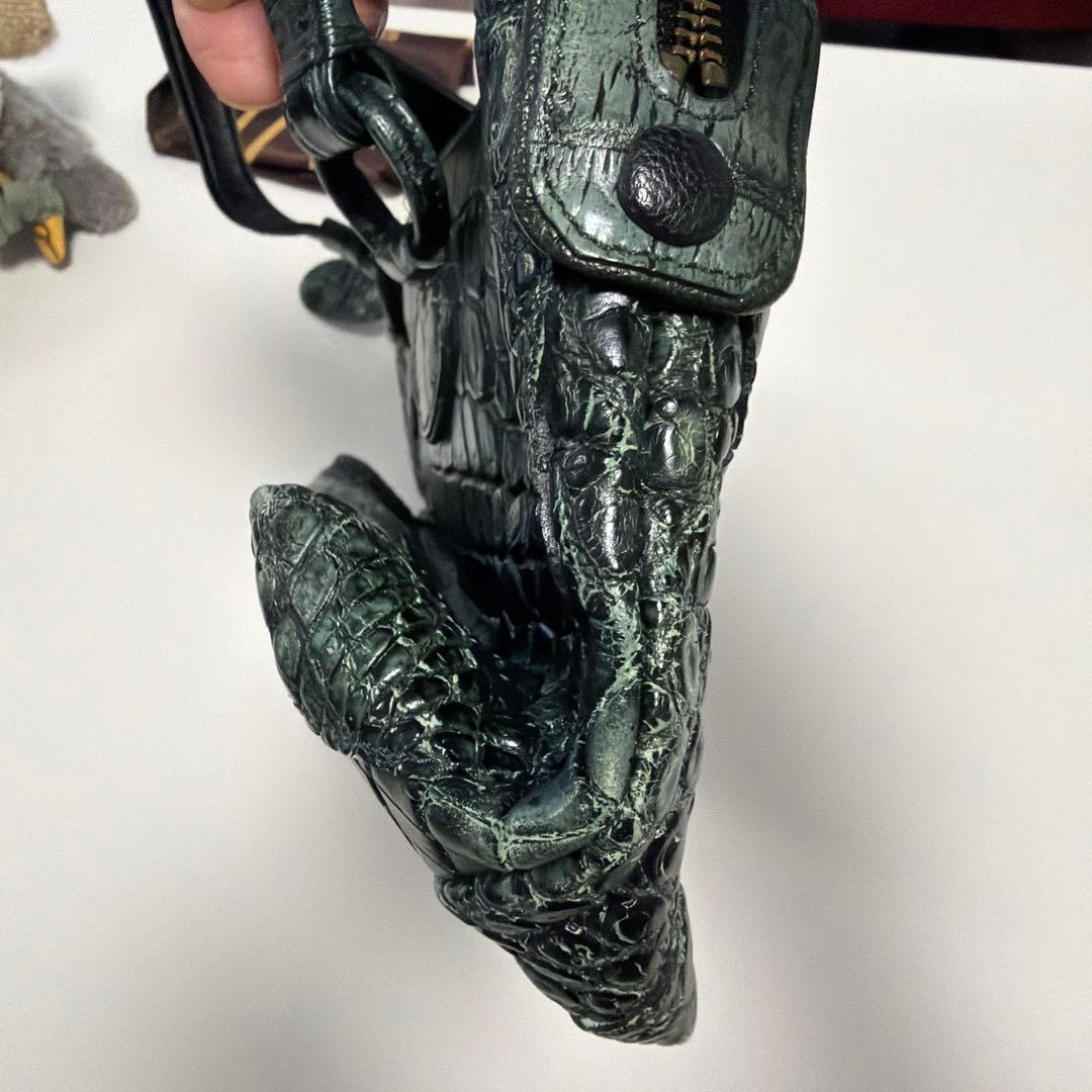 「ぬこさん専用〜ʕ•ᴥ•ʔ」IBIZA ダークグリーン　ハンドバッグ　美品！