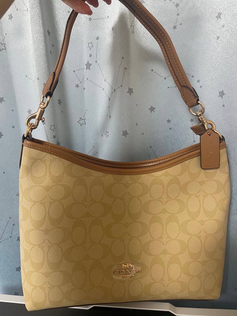 Coach トートバッグ ベージュ キャンバス