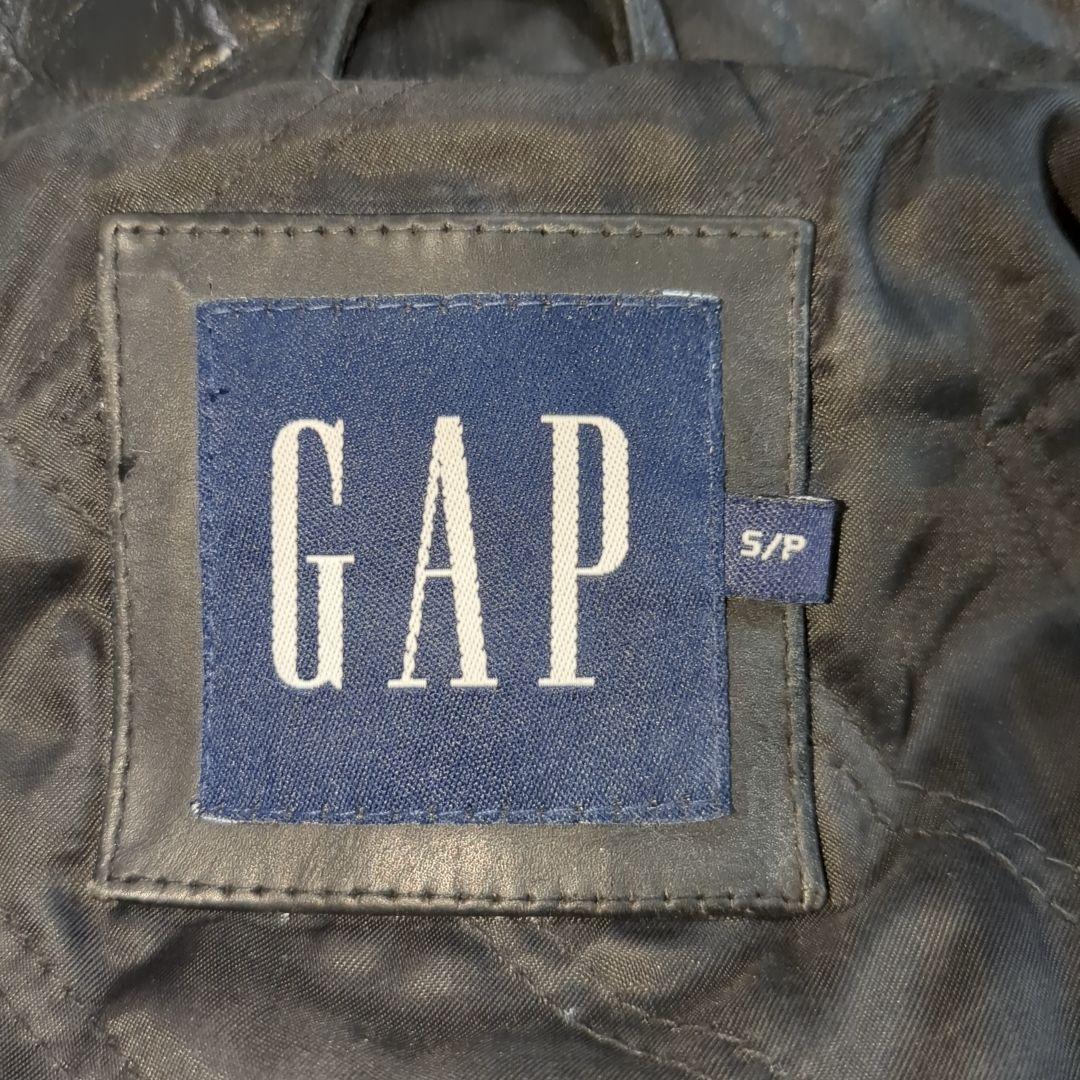 美品 オールドギャップ レザージャケット ブルゾン 牛革 Sサイズ ブラック