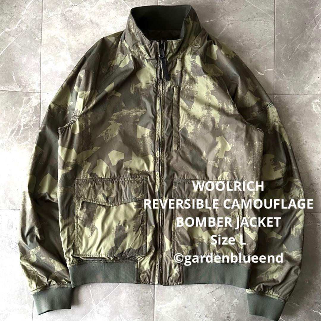 WOOLRICH リバーシブル カモフラージュ ブルゾン スウィングトップ L