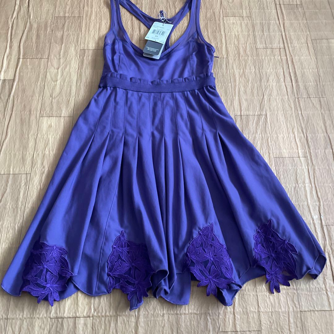 アディダス ステラマッカートニー ワンピース タンクトップ 刺繍入り ドレス