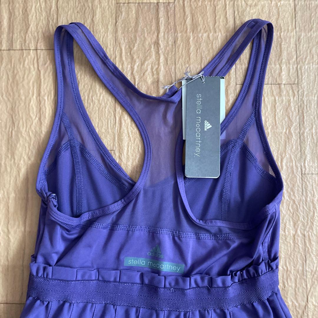 アディダス ステラマッカートニー ワンピース タンクトップ 刺繍入り ドレス