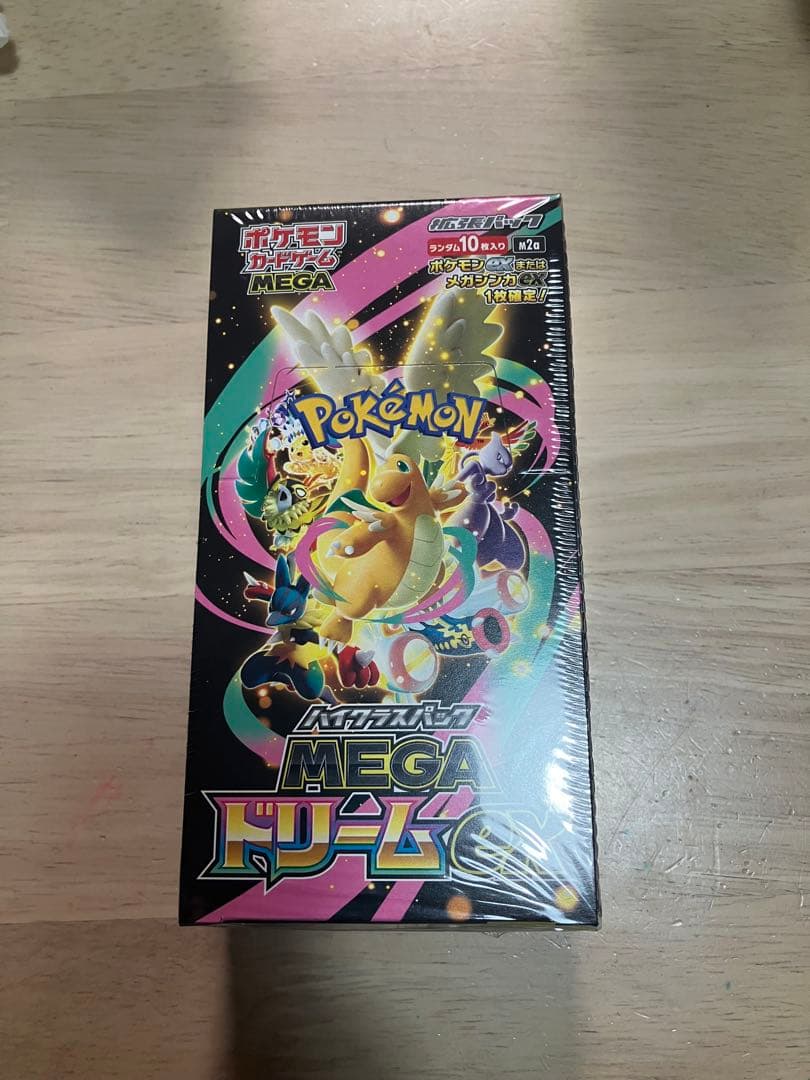 ポケモンカードゲーム MEGAドリームex シュリンク付き 1box